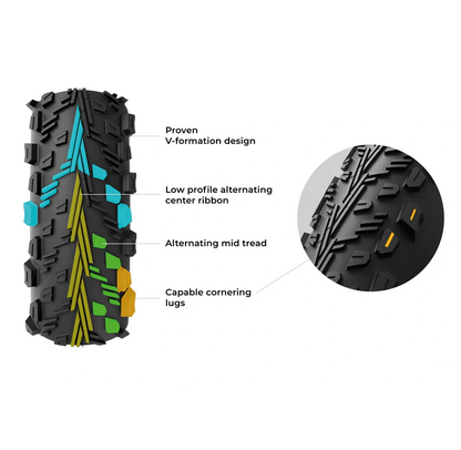 Pneu VITTORIA PEYOTE XC TRAIL 29x2.25 Graphene 4C Tubeless Ready Flexível Preto