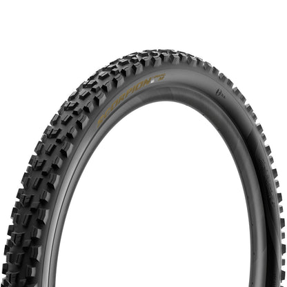 Pneu PIRELLI SCORPION ENDURO M EDIÇÃO DE COR 29x2.60 HardWall Tubeless Ready Talão Flexível Preto/Dourado