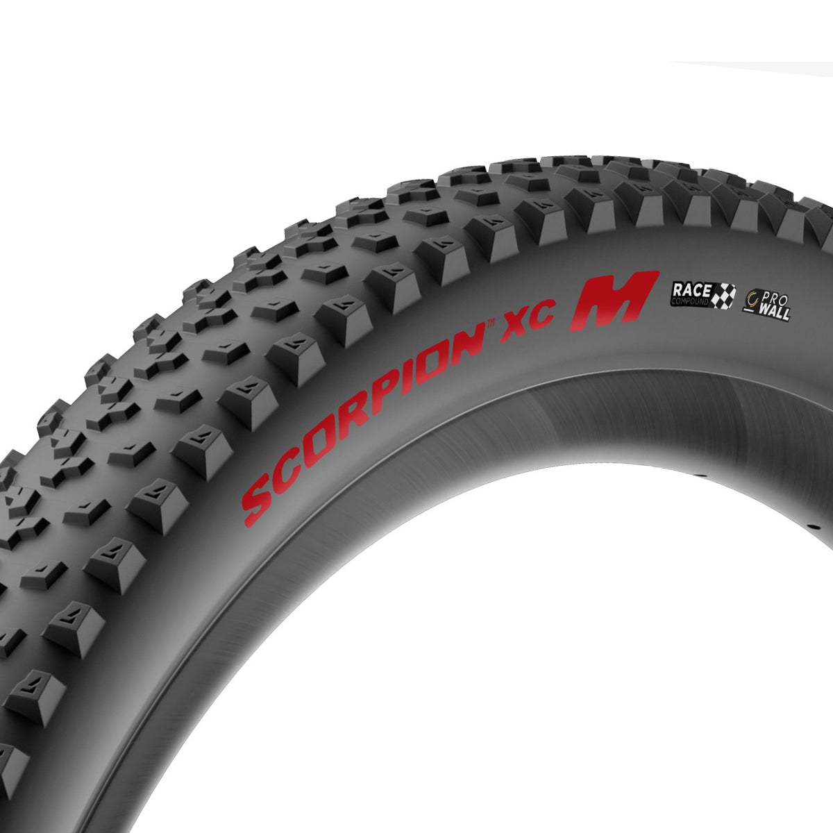 Pneu PIRELLI SCORPION RACE XC M ProWall 29x2.40 Tubeless Ready de talão flexível Preto/Vermelho