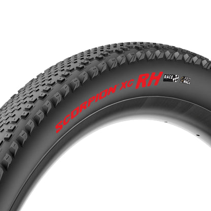 Pneu PIRELLI SCORPION RACE XC RH ProWall 29x2.40 Tubeless Ready de talão flexível preto/vermelho