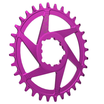 Prato Simples E-THIRTEEN HELIX RACE 11/12V Direct Mount SRAM Boost Offset 3mm Violeta