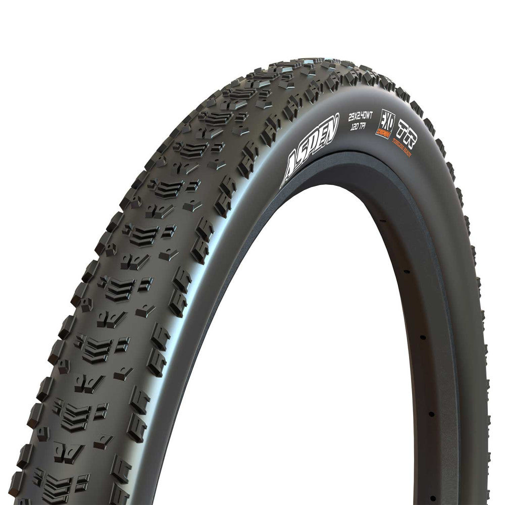 MAXXIS ASPEN 29x2.40 WT Maxxspeed Exo Tubeless Ready Pneu preto macio