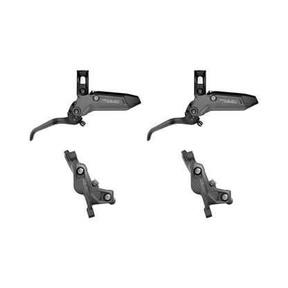 Par de Travões SRAM LEVEL BRONZE STEALTH 4 pistões Cinzento
