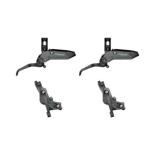 Par de travões SRAM LEVEL BRONZE STEALTH de 4 pistões Cinzento