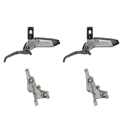 Par de Travões SRAM LEVEL ULTIMATE STEALTH 4 pistões Prata