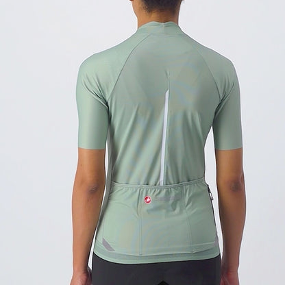 Maillot CASTELLI ENDURANCE W Senhora Mangas Curtas Verde