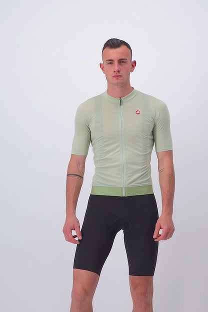 Maillot CASTELLI ESSENZA Mangas Curtas Verde