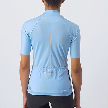 Maillot CASTELLI ENDURANCE W Femme Manches Courtes Azul