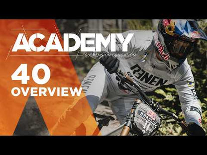 Garfo FOX 40 FACTORY 29" Grip X2 Laranja 2027