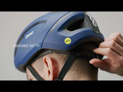 Capacete de Estrada POC OMNE AIR MIPS Logo Branco/Preto Matt