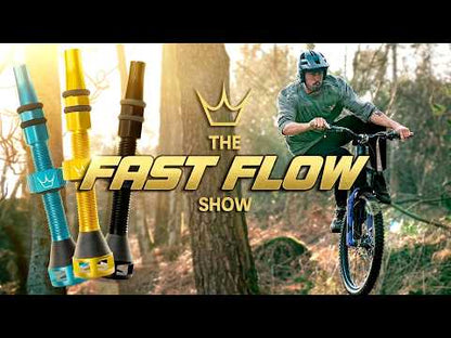 Válvulas Tubeless PEATY'S HOLESHOT FAST FLOW 42mm (x2) Azul