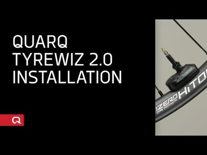 Kit 2 Válvulas Tubeless e suportes QUARQ TYREWIZ Zipp 303 FIRECREST Disc #11.3018.011.002