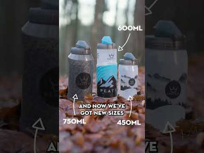 Kit Bidão e Suporte de Bidão PEATY'S X FIDLOCK Sunrise (450ml) Transparente