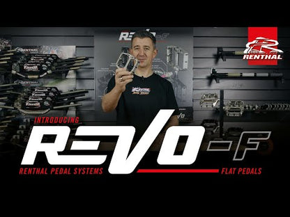Pedais Planos RENTHAL REVO-F Preto