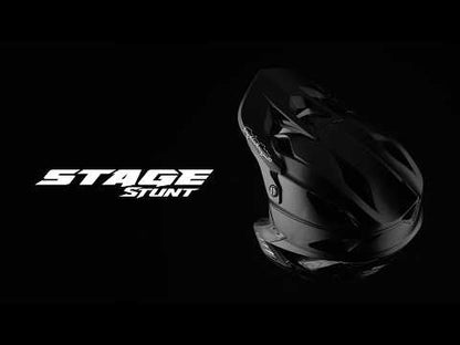 Capacete MTB TROY LEE DESIGNS STAGE STUNT DRONE PUMICE Cinzento/Verde