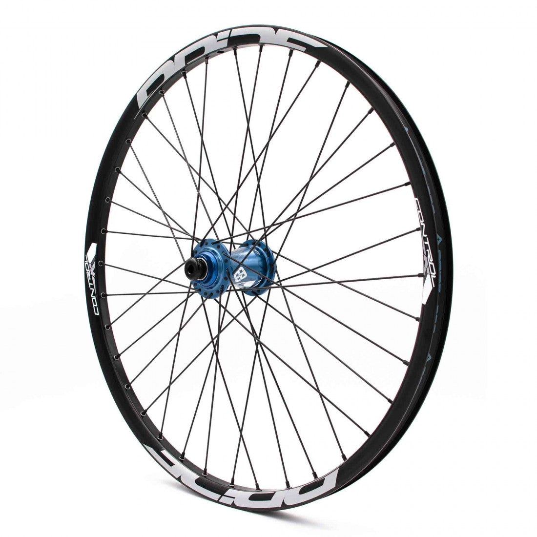 Par de Rodas PRIDE 24" (507mm) Control V1 Disc Eixos 20/10mm Azul