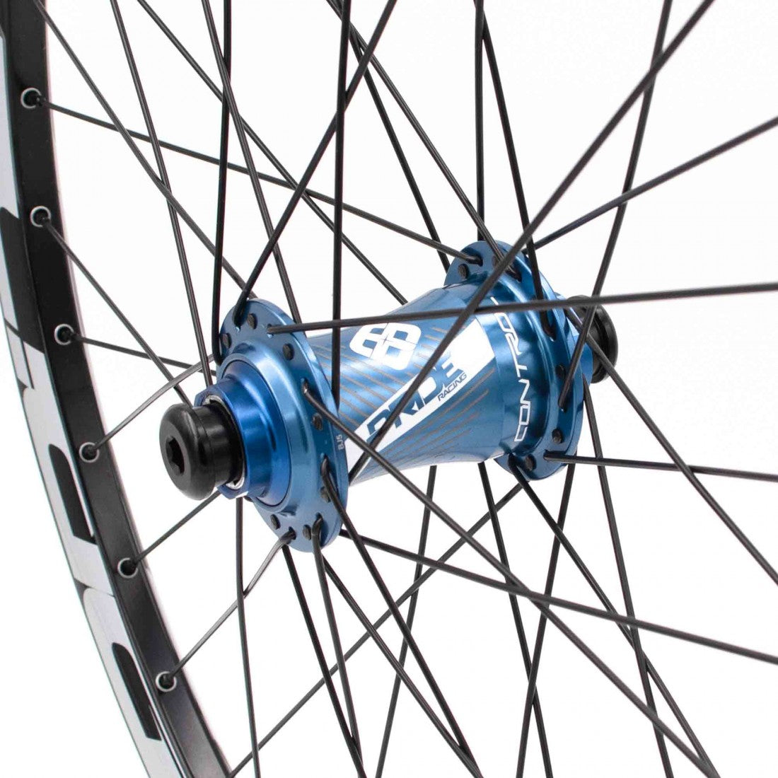 Par de Rodas PRIDE 24" (507mm) Control V1 Disc Eixos 20/10mm Azul