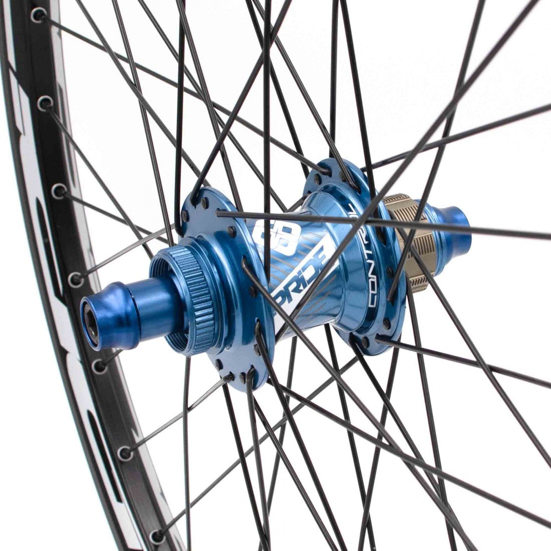 Par de Rodas PRIDE 24" (507mm) Control V1 Disc Eixos 20/10mm Azul