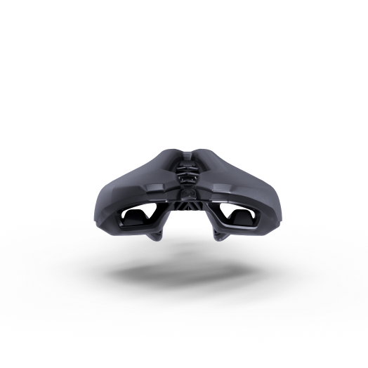 Selim PRO Stealth Aero 132mm Carris em aço inoxidável Preto