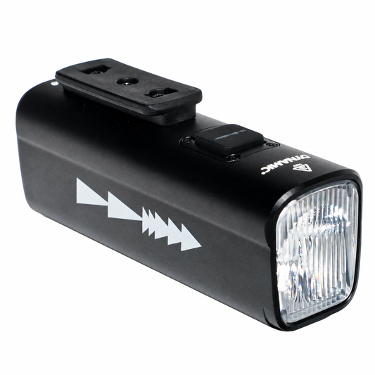 Luz dianteira DYNAMIC LYTE 400 — vista do produto sobre fundo branco