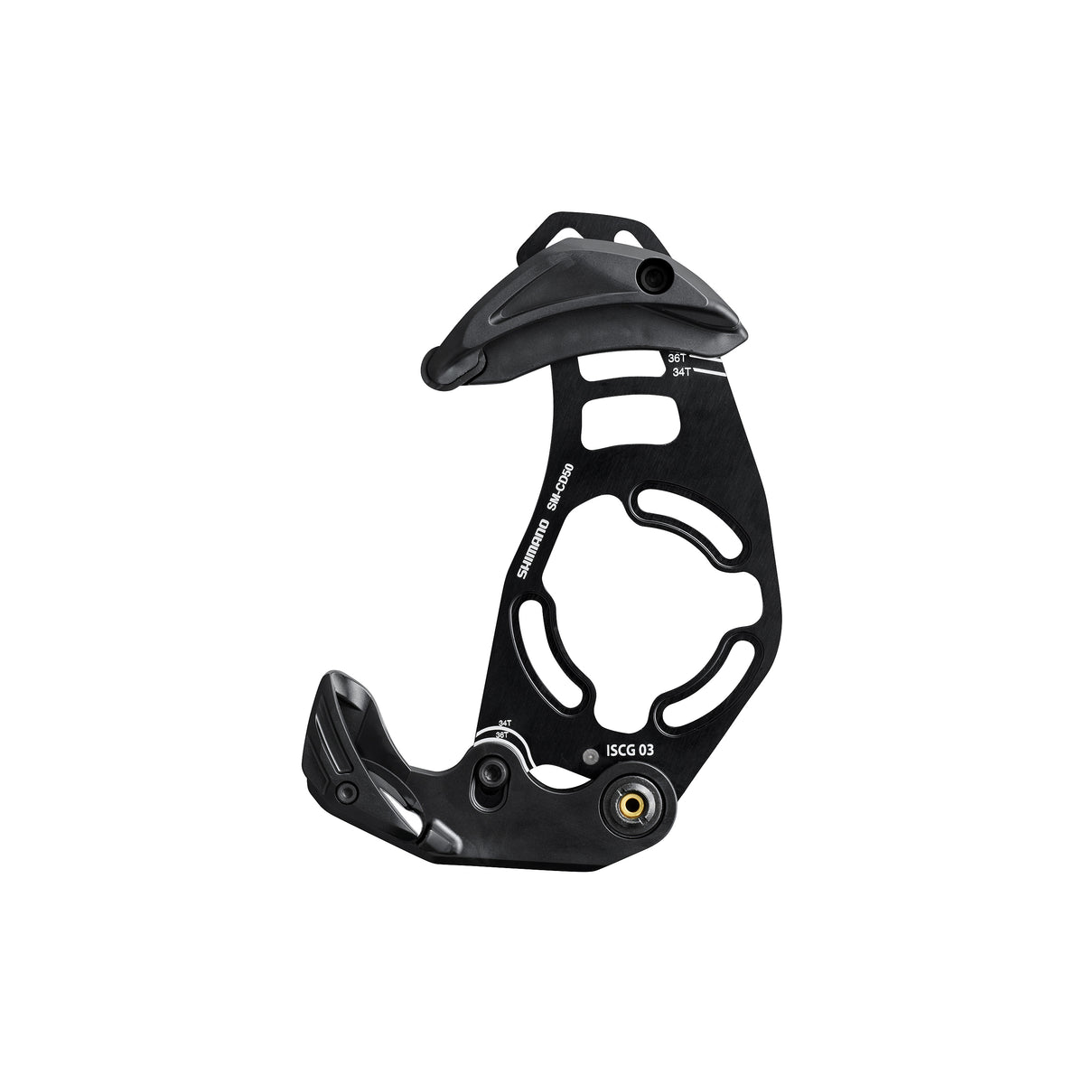 Guia de corrente SHIMANO Saint SM-CD50 — fixação ISCG03, vista do guia