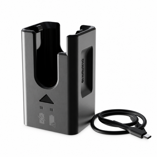 Carregador SHIMANO EC-DN100 — carregador e cabo USB-C
