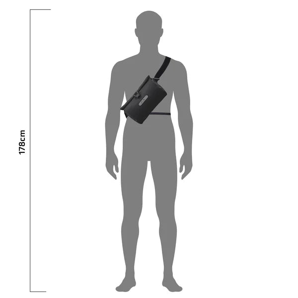 Bolsa de guiador ORTLIEB VELO SLING FLEX 2,5 L Preto