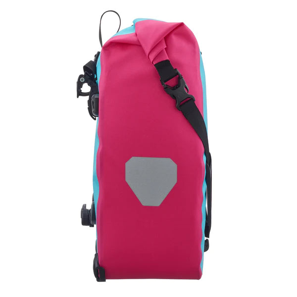 Saco de transporte de bagagem ORTLIEB BACK ROLLER 20 L Cyber Blue/Pink