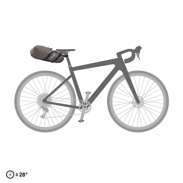 ORTLIEB SEAT PACK QR 7,5 L Saco de selim cinzento