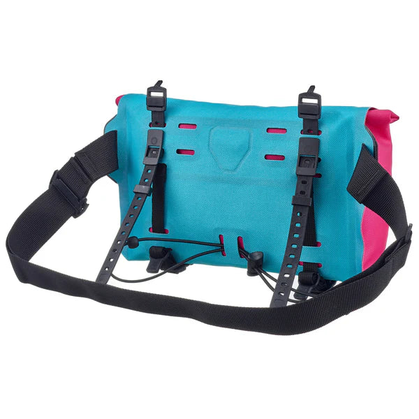 Saco de guiador ORTLIEB VELO SLING 3 L Cyber Blue/Pink