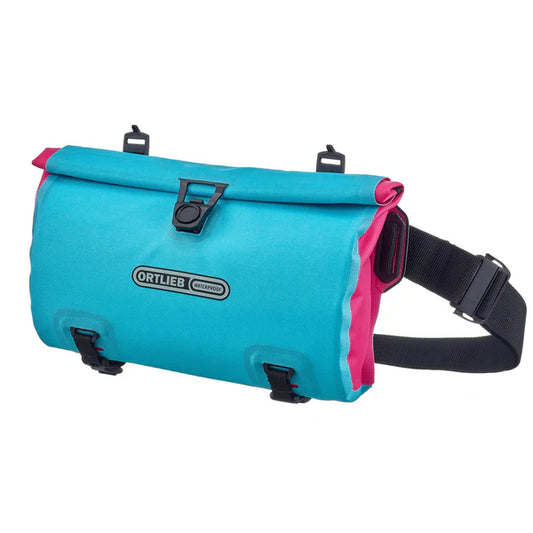 Saco de guiador ORTLIEB VELO SLING 3 L Cyber Blue/Pink