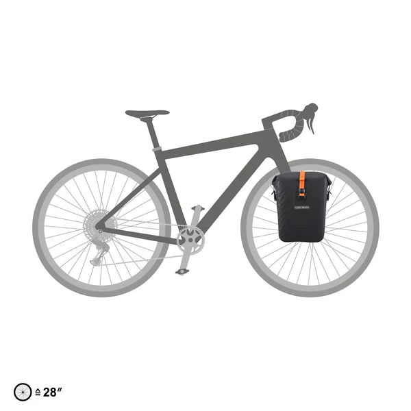 ORTLIEB GRAVEL PACK 29 L Saco de transporte de bagagem Preto