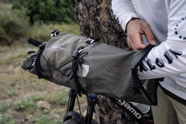 Saco de guiador ORTLIEB FLEX 9 L Saco de guiador Bege