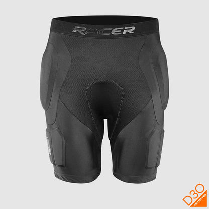 Calção de Proteção RACER PROFILE SHORT 2 D3O Preto