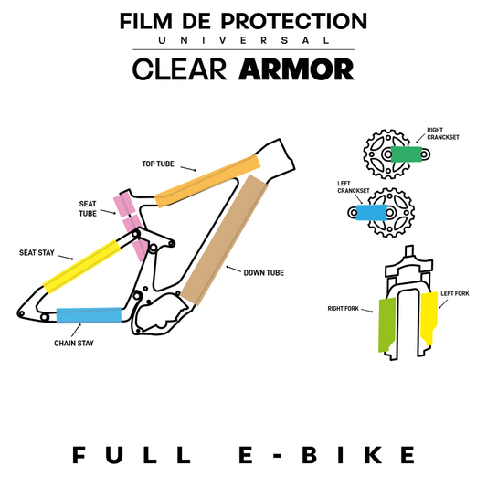 Protection de Cadre MONKEY'S SAUCE FULL UNIVERSAL E-Bike Matt