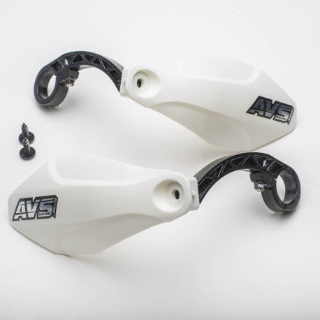 AVS BASIC Protetor de mãos Aba de plástico Branco