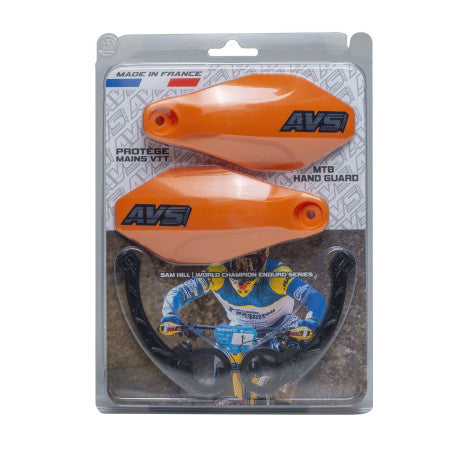 AVS BASIC Proteção de Mão Aba Plástica Laranja Fluo