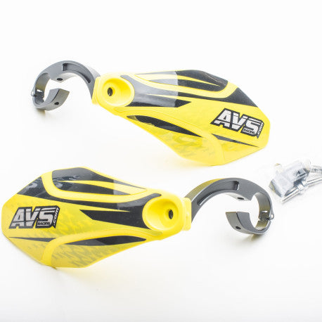 AVS KIT DECO Proteção de Mão Alu Perna Amarela/Preta
