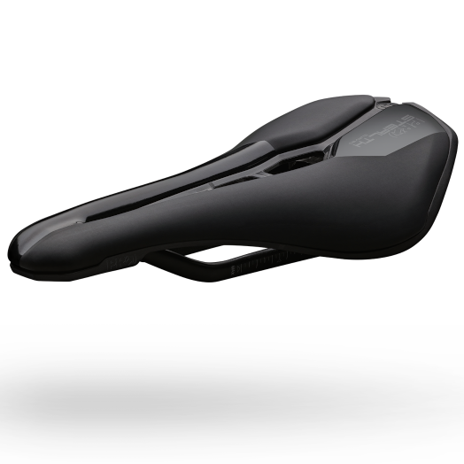 STEALTH TEAM CURVED 142mm PRO Saddle Trilhos de carbono Preto