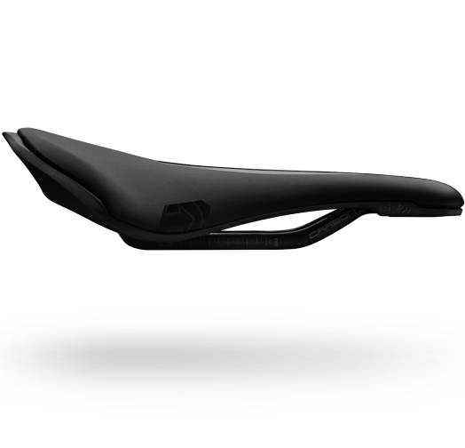 STEALTH TEAM CURVED 142mm PRO Saddle Trilhos de carbono Preto