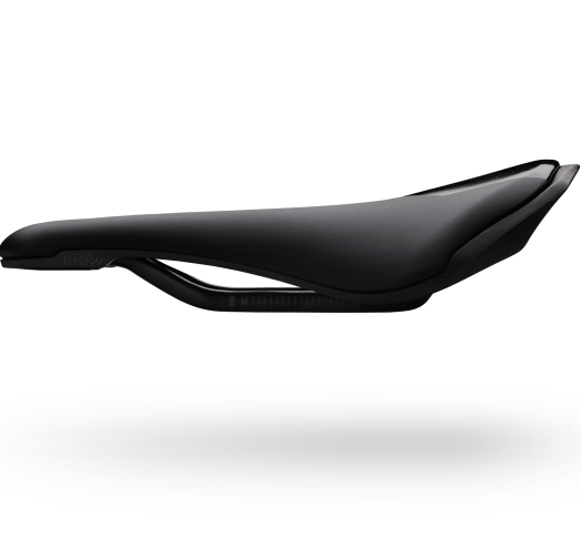STEALTH TEAM CURVED 142mm PRO Saddle Trilhos de carbono Preto