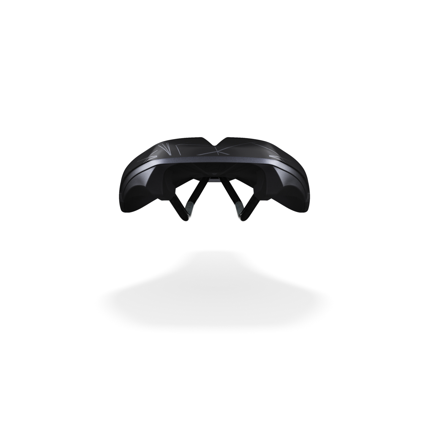 STEALTH OFFROAD PERFORMANCE 142mm PRO Saddle Carris de aço inoxidável Preto