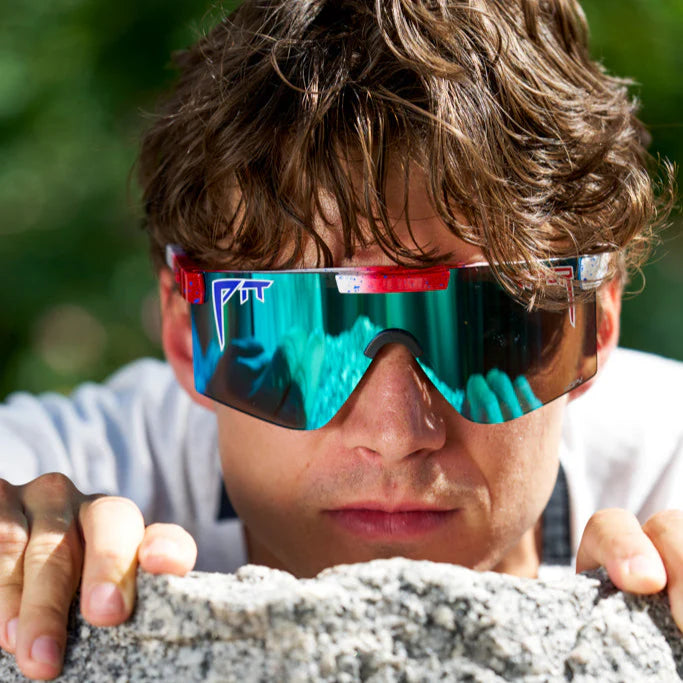 PIT VIPER THE FIRECRACKER ORIGINAL WIDE HDPV Óculos de proteção polarizados Azul