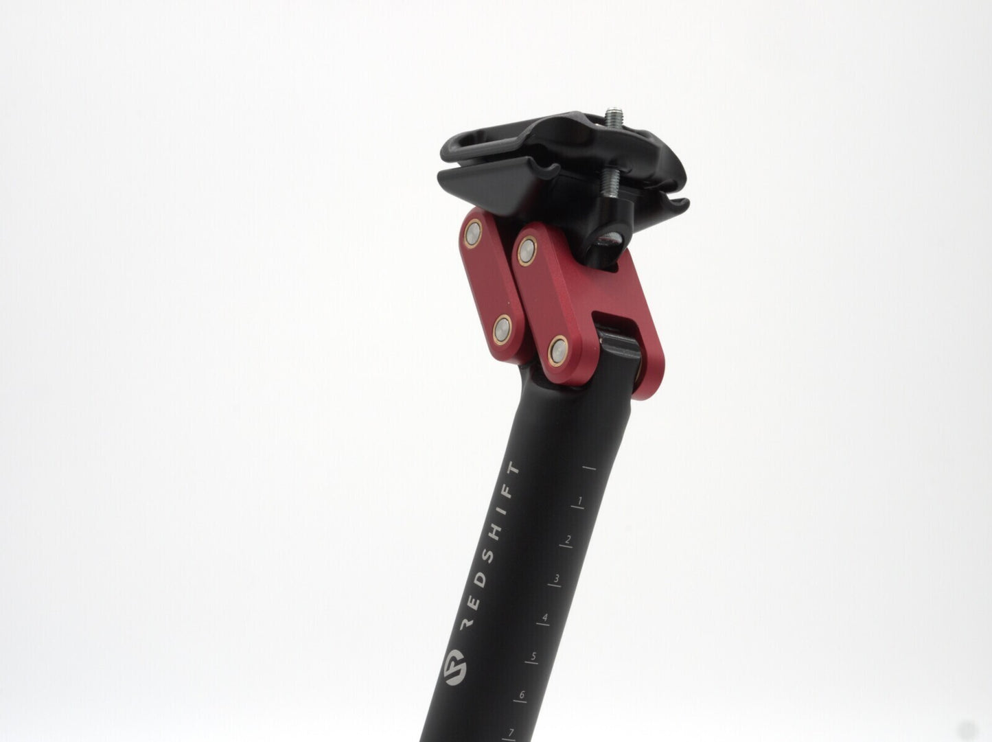 Haste de selim de dupla posição REDSHIFT Preto/Vermelho