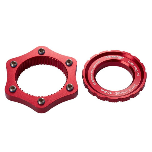 Centerlock > Adaptador de 6 furos COMPONENTES REVERSE Vermelho