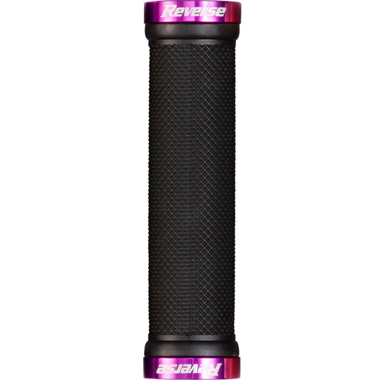 Punhos REVERSE COMPONENTS CLASSIC Lock-On Preto/Roxo