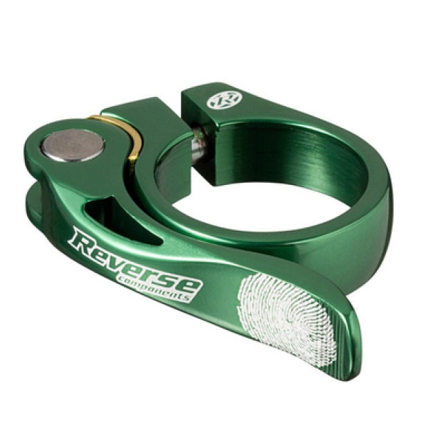 REVERSE COMPONENTS LONG LIFE Abraçadeira de selim de libertação rápida Verde