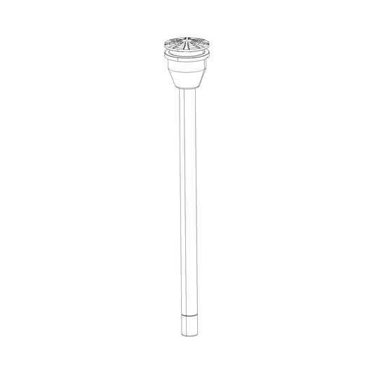 Kit de eixo da mola pneumática DEBONAIR ROCKSHOX 100 mm-29" (32 mm) para SID C1/SID SL D1 — ilustração técnica