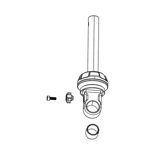 Conjunto da haste do amortecedor ROCKSHOX SUPER DELUXE COIL A1-A2 — ilustração técnica