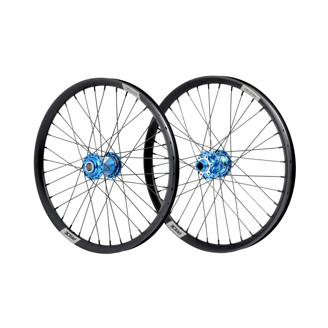 Par de Rodas PRIDE 20" (406mm) Control V2 Disc Helium M24 Eixos 20/15mm Azul